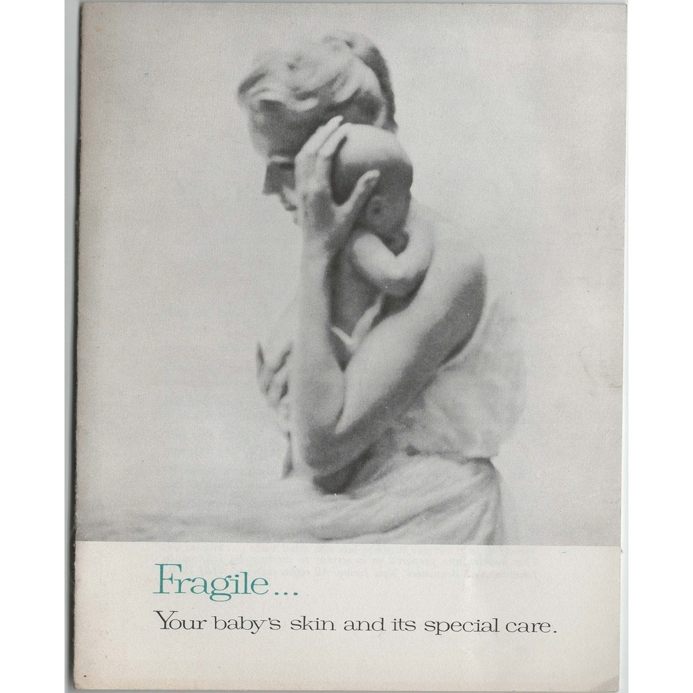 Vintage Johnson & Johnson Fragile Your Babys Skin Care Booklet B-168 Ephemera - Picture 1 of 2